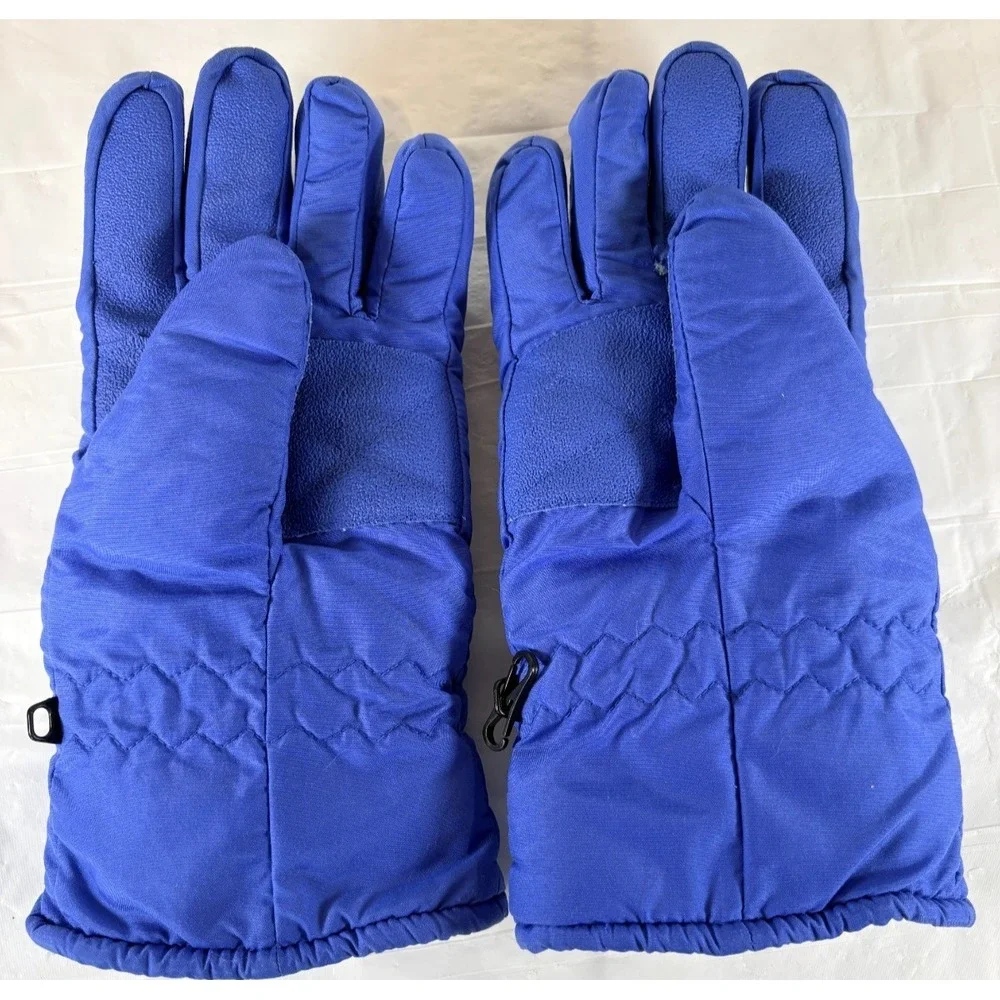 Vintage Ski Gloves Mens Womens Wateroproof Thinsulate Snow Retro 90s Colorful